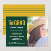 Uitnodiging van de Groene en Gouden Partij (Voorkant / Achterkant)