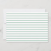 Uitnodiging van de Groene en Witte GraduPartij (Achterkant)