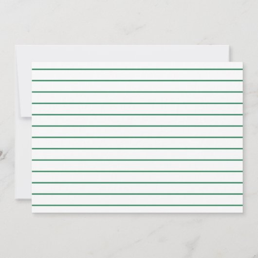 Uitnodiging van de Groene en Witte GraduPartij (Achterkant)