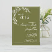 Uitnodiging van de  Groene GraduPartij (Staand voorkant)