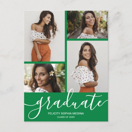 Uitnodiging van de Groene GraduPartij van de multi (Voorkant)