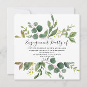 Uitnodiging van de Groene Leaf Engagement Party va (Voorkant)