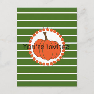 Uitnodiging van de Groene Partij Halloween