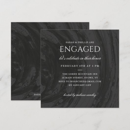 Uitnodiging van de Groene Partij van de Inspanning (Voorkant / Achterkant)