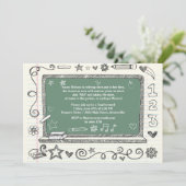 Uitnodiging van de Groene Raad voor de Uittredings (Staand voorkant)