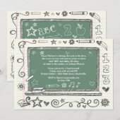 Uitnodiging van de Groene Raad voor de Uittredings (Voorkant / Achterkant)