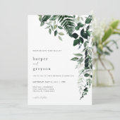 Uitnodiging van de groenery voor Botanische Wedden (Staand voorkant)