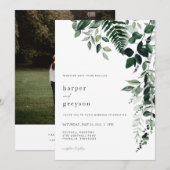 Uitnodiging van de groenery voor Botanische Wedden (Voorkant / Achterkant)