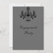 Uitnodiging van de Grote Ballroom Engagement Party (Achterkant)