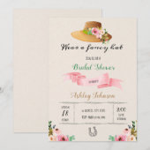 Uitnodiging van de grote pet vrijgezellenfeest (Voorkant / Achterkant)