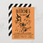  uitnodiging van de Halloween-partij (Voorkant / Achterkant)