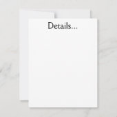  uitnodiging van de Halloween-partij (Achterkant)