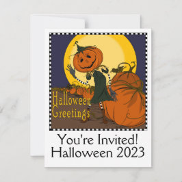  uitnodiging van de Halloween-partij