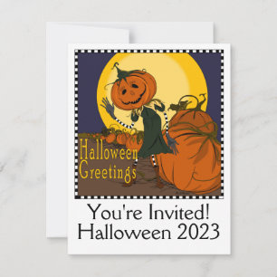  uitnodiging van de Halloween-partij