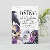  uitnodiging van de Halloween-partij (Staand voorkant)