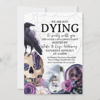 uitnodiging van de Halloween-partij