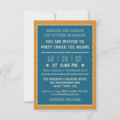  uitnodiging van de Halloween-partij (Achterkant)