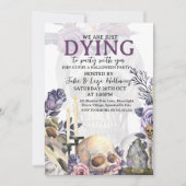 uitnodiging van de Halloween-partij (Voorkant)