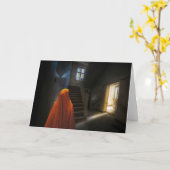 Uitnodiging van de Halloween Partij. Kaart (Gele Bloem)