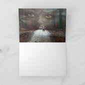 Uitnodiging van de Halloween Partij. Kaart (Binnen)