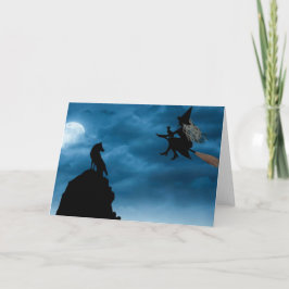 Uitnodiging van de Halloween Partij. Kaart