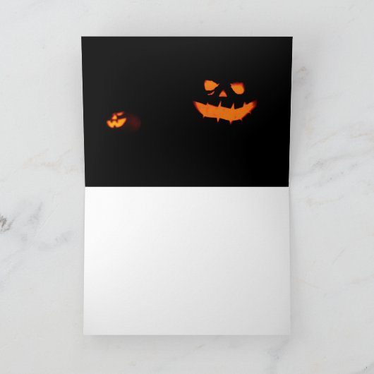 Uitnodiging van de Halloween Partij. Kaart (Binnen)