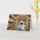 Uitnodiging van de Halloween Partij. Kaart (Gele Bloem)