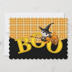 Uitnodiging van de Halloween-partij van kind Littl