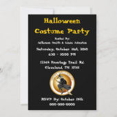 Uitnodiging van de Halloween Witch Party (Achterkant)