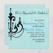 Uitnodiging van de handelaarster van de Housewarmi (Voorkant / Achterkant)