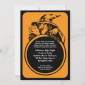Uitnodiging van de heks Crystal Ball Halloween Par (Voorkant)