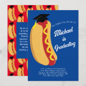 Uitnodiging van de Hete Dog GraduPartij (Voorkant / Achterkant)