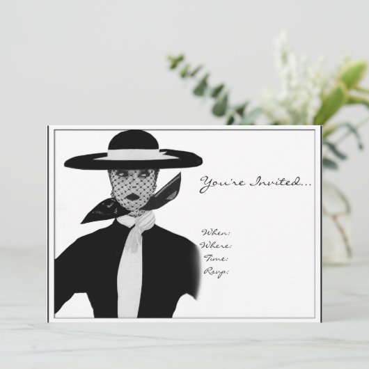 uitnodiging van de Hoge Maatschappij (Staand voorkant)