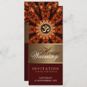 Uitnodiging van de House Warming Aum Sunshine Part (Voorkant / Achterkant)