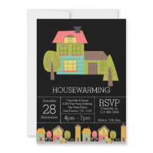 Uitnodiging van de House Warming Party