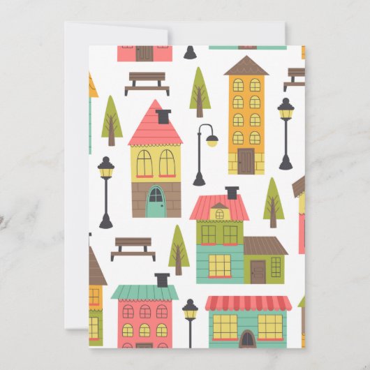 Uitnodiging van de House Warming Party (Achterkant)