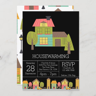 Uitnodiging van de House Warming Party