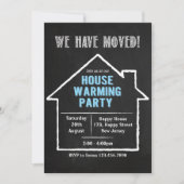 Uitnodiging van de House Warming Party (Voorkant)