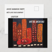 Uitnodiging van de House Warming Party (Voorkant / Achterkant)