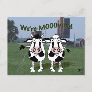 Uitnodiging van de Housewarming Party. Briefkaart