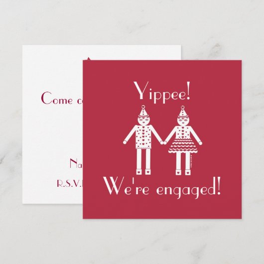 Uitnodiging van de indienende partij © 2012 M. Mar (Voorkant / Achterkant)