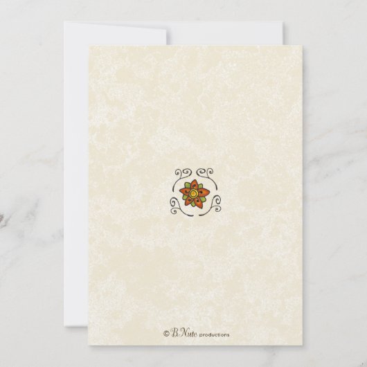 Uitnodiging van de Italiaanse Partij van Toscane (Achterkant)