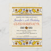 Uitnodiging van de Italiaanse Partij van Toscane (Voorkant / Achterkant)