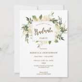 uitnodiging van de ivoorse graduatie - partij flor (Voorkant)