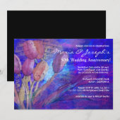 Uitnodiging van de Joodse bruiloft Jubileum (Voorkant / Achterkant)