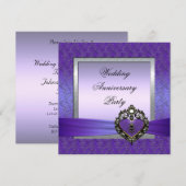 Uitnodiging van de Jubileum (Voorkant / Achterkant)