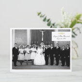  uitnodiging van de Jubileum (Staand voorkant)