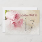 uitnodiging van de Jubileum voor 17 jaar (Voorkant)