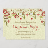 Uitnodiging van de Kerst van de Uitwisseling Ornam (Voorkant / Achterkant)