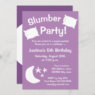 uitnodiging van de kind om de slapende partij paja